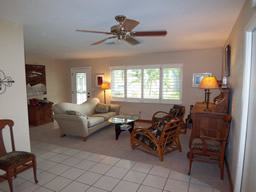 Newer carpeting and plantation shutters are nice touches