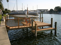 Enjoy sunsets & manatees from the fantastic dock.