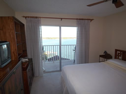 The Master suite opens to the balcony too.