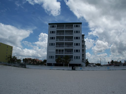 A View of the Building from the Beach