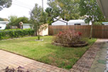 There's a large fenced rear yard with new paver paths - lots of space to enjoy.
